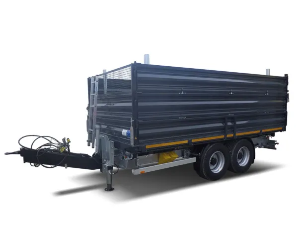 HUMER Tandem-Tieflader 3-Seiten-Kipper Typ KTL 14000