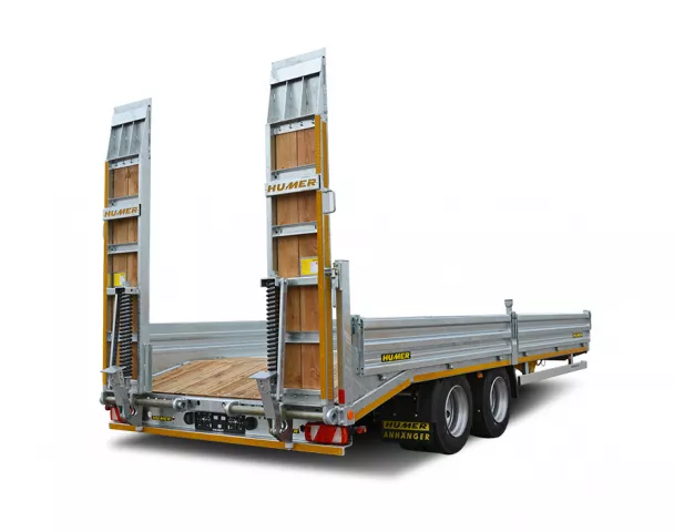 HUMER Tandem-Tieflader Räder unter der Ladefläche Typ HTT 14000