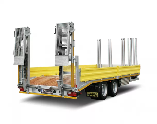 HUMER Tandem-Tieflader Räder unter der Ladefläche Typ HTT 14000