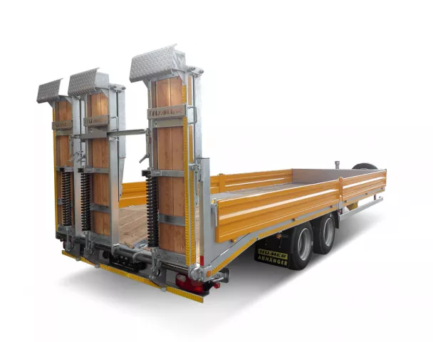 HUMER Tandem-Tieflader Räder unter der Ladefläche Typ HTT 18000