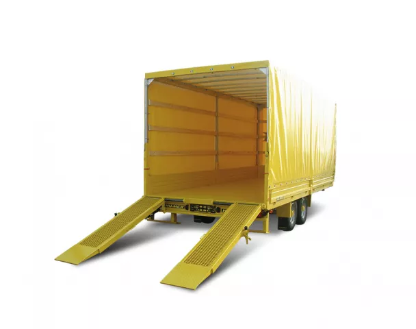 HUMER Tandem-Tieflader Räder unter der Ladefläche Typ HTT 11900