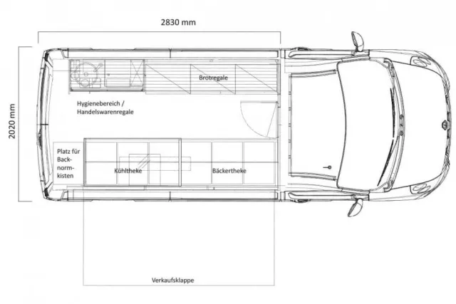 HUMER Backmaster 280 Skizze