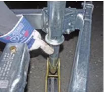 Stützrad-Bestandteile