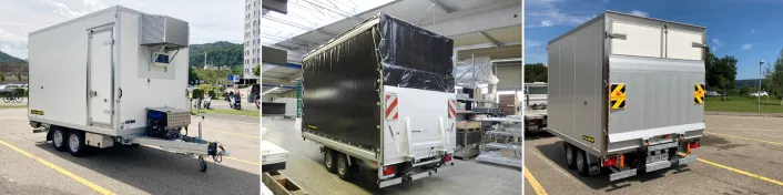 Hebebühnenanhänger Modelle von HUMER