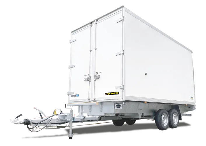 HUMER Hebebühnenanhänger von vorne