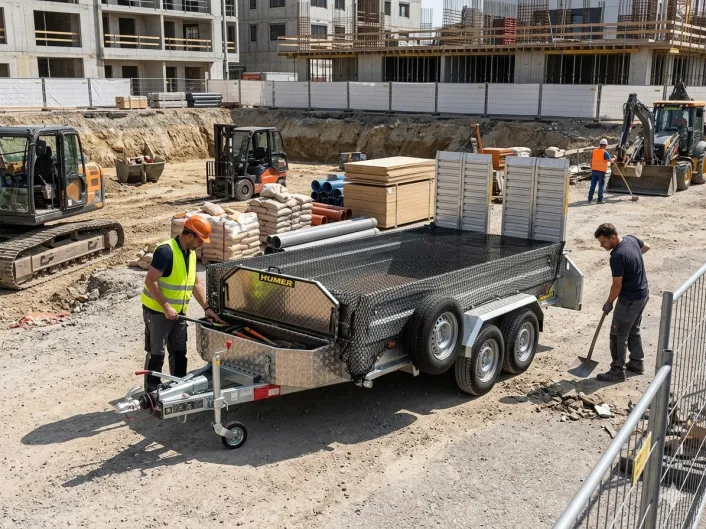 HUMER Sonderbau Baumaschinenanhänger WL 360 V